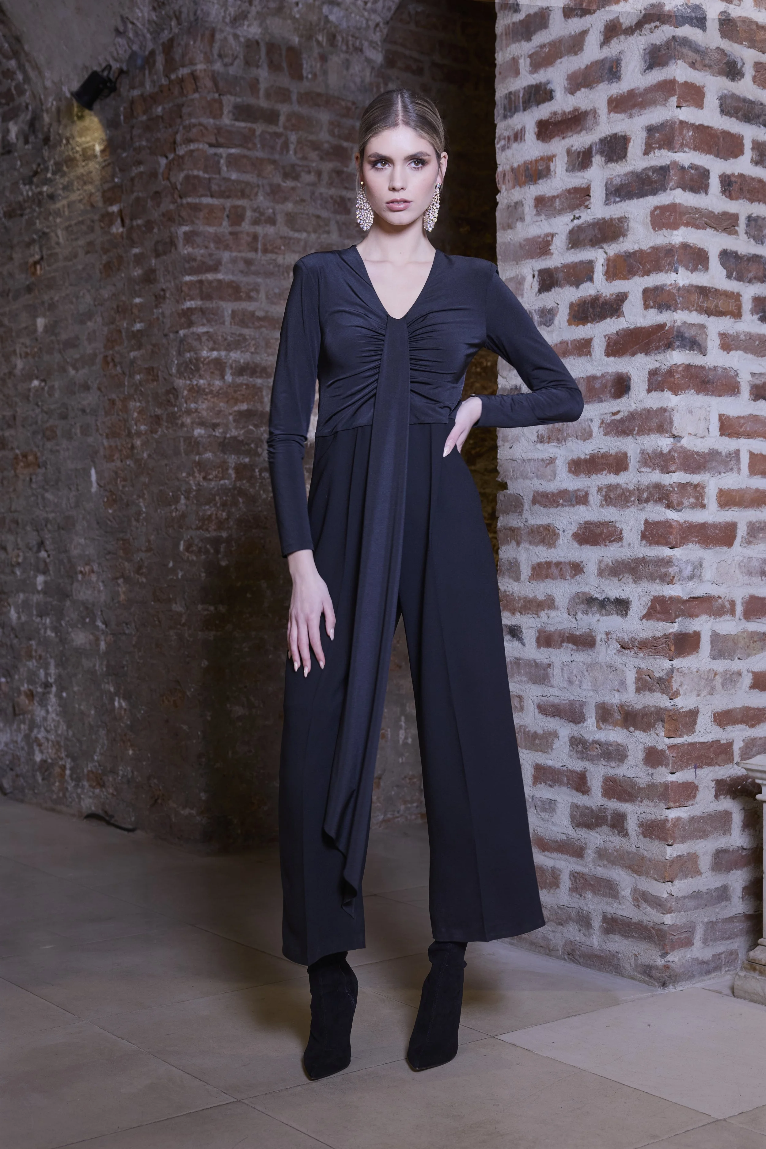 KATE COOPER BLAKE BLACK JUMPSUIT Fusion Fashion Moycullen